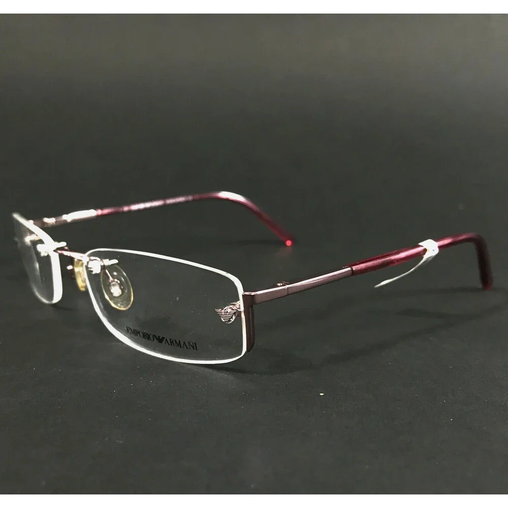 Emporio Armani Eyeglasses Frames EA9084 GW5 Purple Pink Half Rim 51-17-130